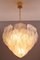 Vintage Murano Glass Leaf Chandelier from Novaresi, Image 7