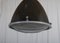 Lámpara colgante de fábrica grande de vdrio parabólico, años 50, Imagen 15