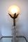 Lampada vintage in stile Art Déco con fiori in cristallo, Immagine 5