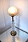 Florale Vintage Kristallglas Lampe im Art Deco Stil 7