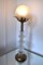 Lampada vintage in stile Art Déco con fiori in cristallo, Immagine 8