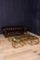 Vintage Italian Brass Coffee Table with Nesting Tables 2