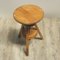 Tabouret Pivotant Vintage Industriel en Bois 3