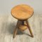 Tabouret Pivotant Vintage Industriel en Bois 7