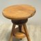 Tabouret Pivotant Vintage Industriel en Bois 2