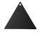 Black Ceramic Triangle Chopping Board by Tiziana Vittoni Pairazzi for Paira, Image 1