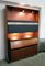 Rosewood Bar Cabinet with Lights and Mirrors by Osvaldo Borsani for Tecno, 1950s 1