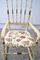Vintage Chiavarina Rocking Chair in Light Ash with Damask Seat, 1950s 4