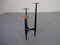 Brutalist Sculptural Iron & Copper Candleholder, 1960s 3