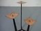 Brutalist Sculptural Iron & Copper Candleholder, 1960s 10