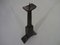 Brutalist Sculptural Iron Candleholder, 1960s 3