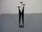 Brutalist Sculptural Metal Candleholder , 1960s 4