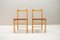 Sillas italianas con asientos de cuero de Ibisco Sedie, años 60. Juego de 2, Imagen 3