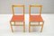 Italian Leather and Wood Chairs from Ibisco Sedie, 1960s, Set of 2, Image 9