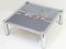 Mid-Century Belgian Ceramic & Chrome-Plated Coffee Table by De Nisco, 1960s 2