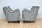 Mid-Century Grey Lounge Chairs, 1950s, Set of 2 6