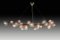Lámpara de araña Mimosa de cobre con 27 luces de Alberto Dona, Imagen 1