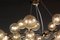 Black Nickeled Mimosa Chandelier with 42 Lights in Brass by Alberto Dona 2