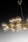 Lámpara de araña Mimosa con 42 luces de oro de Alberto Dona, Imagen 3