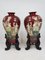 Chinesische vintage Vasen mit Lackierung, 2er Set 1