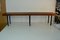 Mid-Century Teak Bench with Metal Feet, 1960s 1