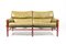 Mid-Century Sofa in Patinated Leather by Arne Norell 1