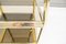 Hollywood Regency Pyramid Shelves in Gilt Brass & Smoked Glass, 1960s, Image 10