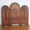 Romanesque Embossed Leather Screen or Room Divider, 1900s 1