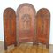 Romanesque Embossed Leather Screen or Room Divider, 1900s, Image 5