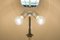 Lámpara de pie Hollywood Regency de latón y acrílico, años 60, Imagen 7