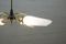 Mid-Century Sputnik Glass & Brass 6-Arm Ceiling Lamp 6