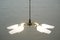 Mid-Century Sputnik Glass & Brass 6-Arm Ceiling Lamp 7