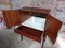 Mueble bar de teca con espejo, estante de vidrio y luz de Turnidge Furniture, años 60, Imagen 9