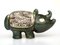 Rinoceronte in gres di Lisa Larson per Gustavsberg, anni 60, Immagine 1