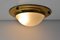 Model LSP6 Brass Flush Ceiling Lamp by Luigi Caccia Dominioni for Azucena, 1960s 3