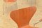 Vintage Modell 3207 Teak Chair von Arne Jacobsen für Fritz Hansen 6
