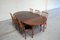 Darby Rosewood Dining Table with 6 Chairs by Torbjorn Afdal for Bruksbo, 1960s 56