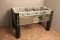 Vintage Acrylic Glass and Polished Aluminum Foosball Table, 1970s, Image 2