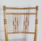 19th Century Faux Bamboo Chairs, Set of 6 5
