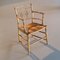 19th Century Faux Bamboo Chairs, Set of 6 13