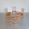 19th Century Faux Bamboo Chairs, Set of 6 3