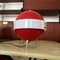 Mid-Century Italian Red Table Lamp by Angelo Brotto for Esperia, 1950s, Image 5