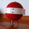 Mid-Century Italian Red Table Lamp by Angelo Brotto for Esperia, 1950s 3