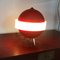 Lampe de Bureau Mid-Century Rouge par Angelo Brotto pour Esperia, Italie, 1950s 10
