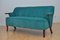 Mid-Century Turquoise Sofa, 1950s 1
