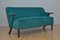 Mid-Century Turquoise Sofa, 1950s 2