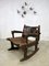 Sedia a dondolo vintage di Angel I. Pazmino per Muebles de Estilo, Ecuador, Immagine 1