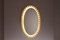 Illuminated Oval Mirror by Ernest Igl for Hillebrand, 1970s, Image 4