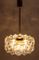 Lámpara de araña bañada en oro de Kinkeldey, años 70, Imagen 4