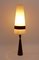 Lámpara de pie escandinava de teca, años 60, Imagen 1